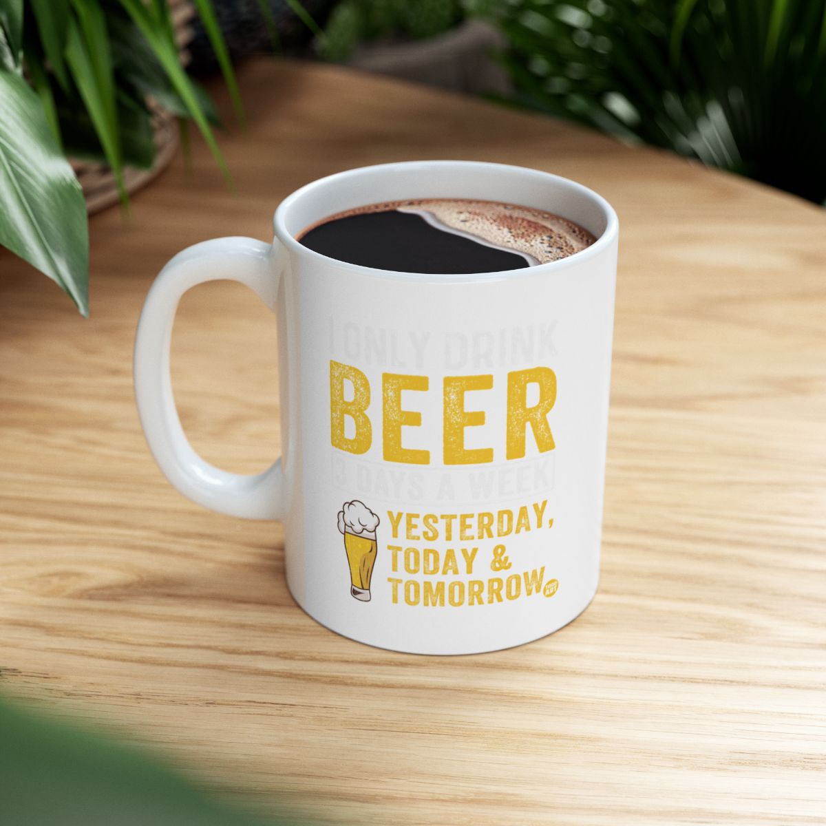 Yesterday Today & Tomorrow Beer Mug