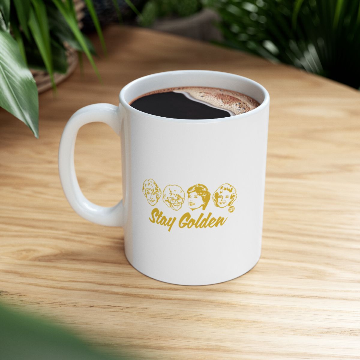 Stay Golden Printed Mug for Coffee and Tea Lovers