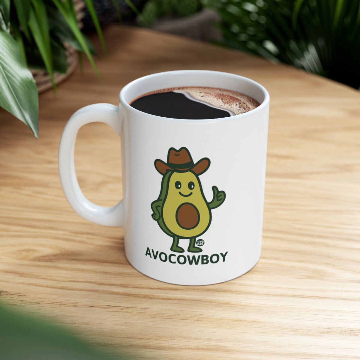 Avocowboy Cute Avocado Art Coffee Mug Gift