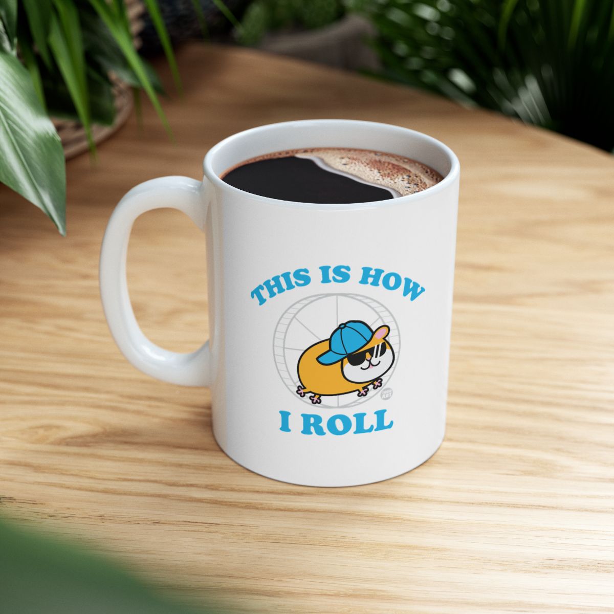 This Is How I Roll Cartoon Mug for Coffee Enthusiasts