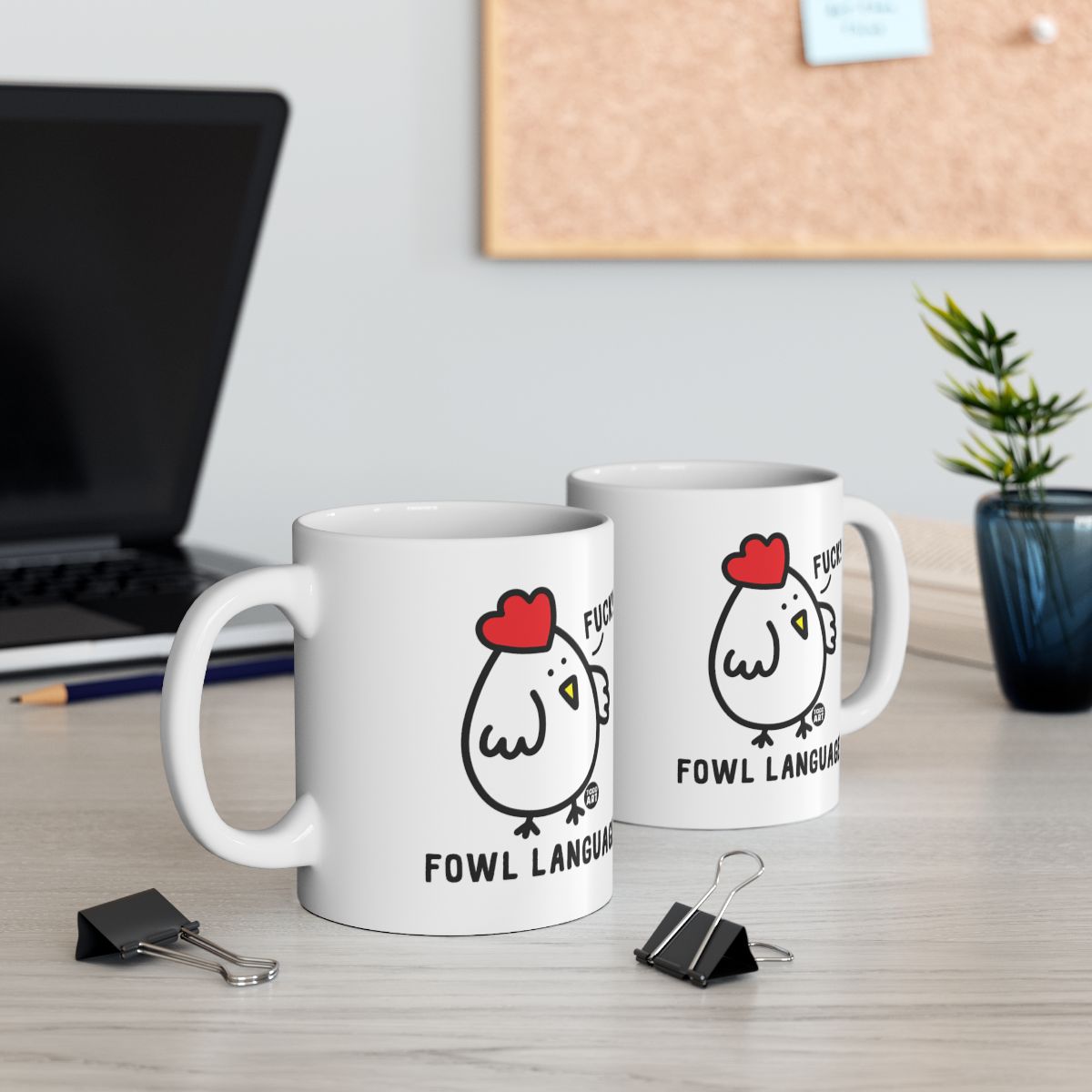 Funny Fowl Language Mug for Coffee or Tea Lovers