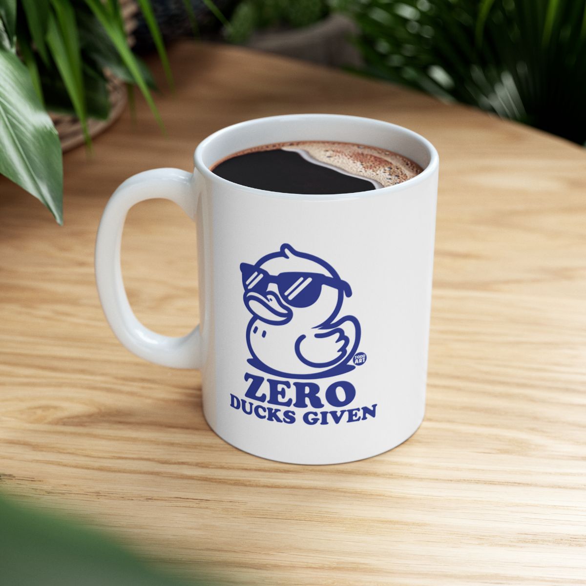 Zero Ducks Given Coffee Mug for A Relaxed Morning