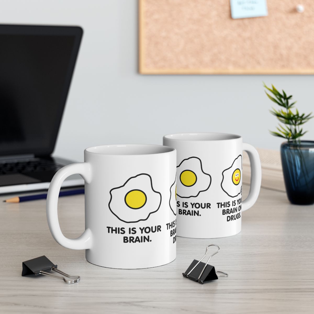 This Is Your Brain on Drugs Funny Humorous Mug