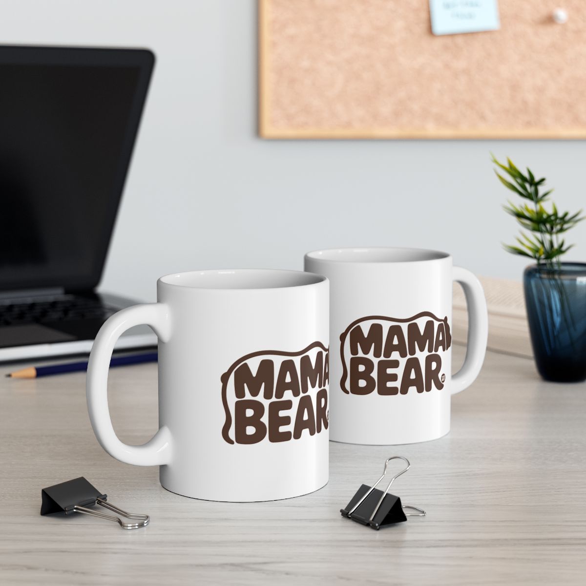 Mama Bear Coffee Mug Set for Your Cozy Mornings
