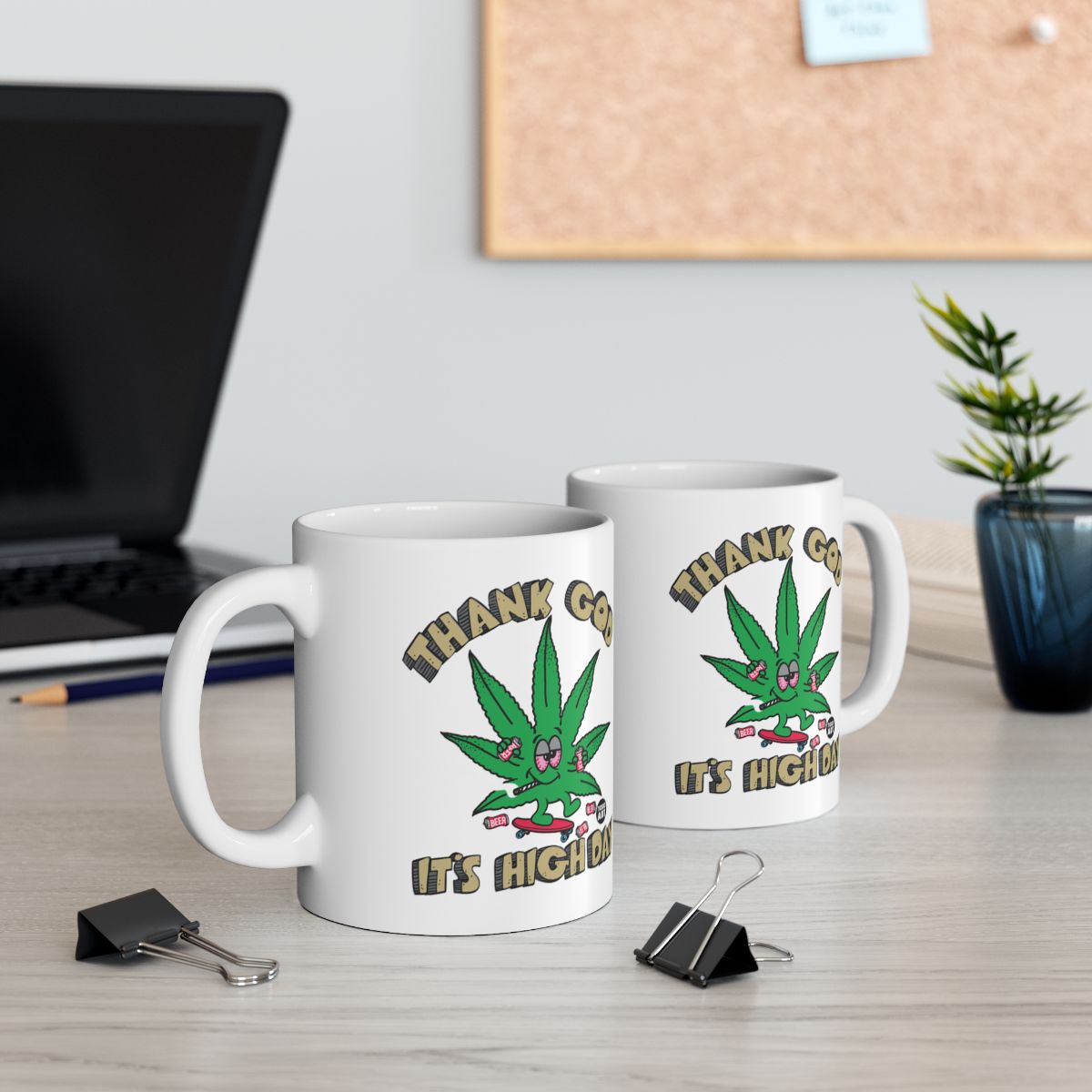 Thank God It's High Day Illustrated Mugs Product