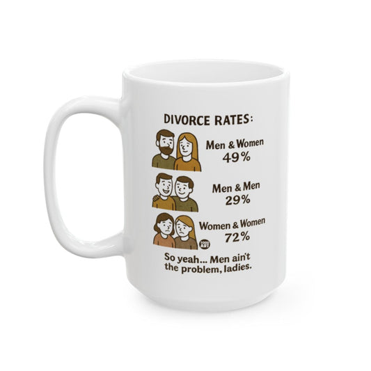 Divorce Rates Funny Mug for Relationship Humor