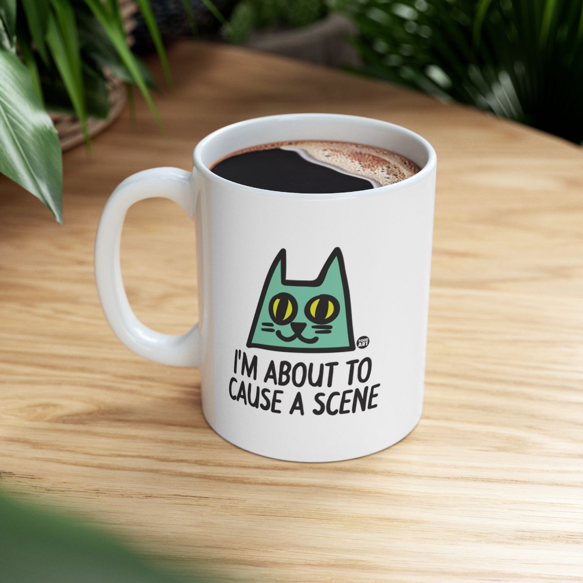 I'm About to Cause a Scene Cat Mug Product
