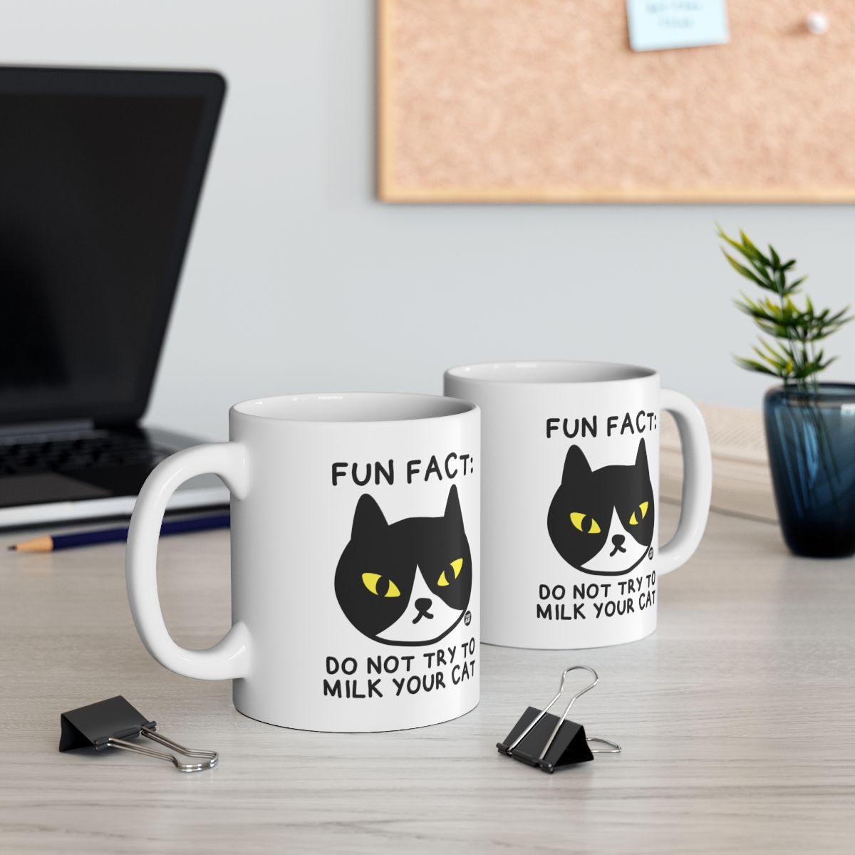 Fun Fact Do Not Try To Milk Your Cat Mug