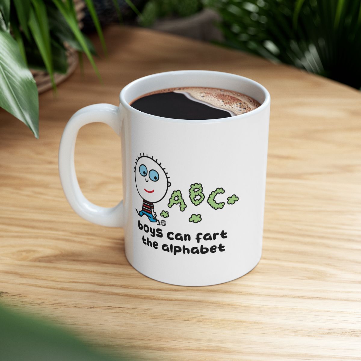 Boys Can Fart the Alphabet Funny Mug Product