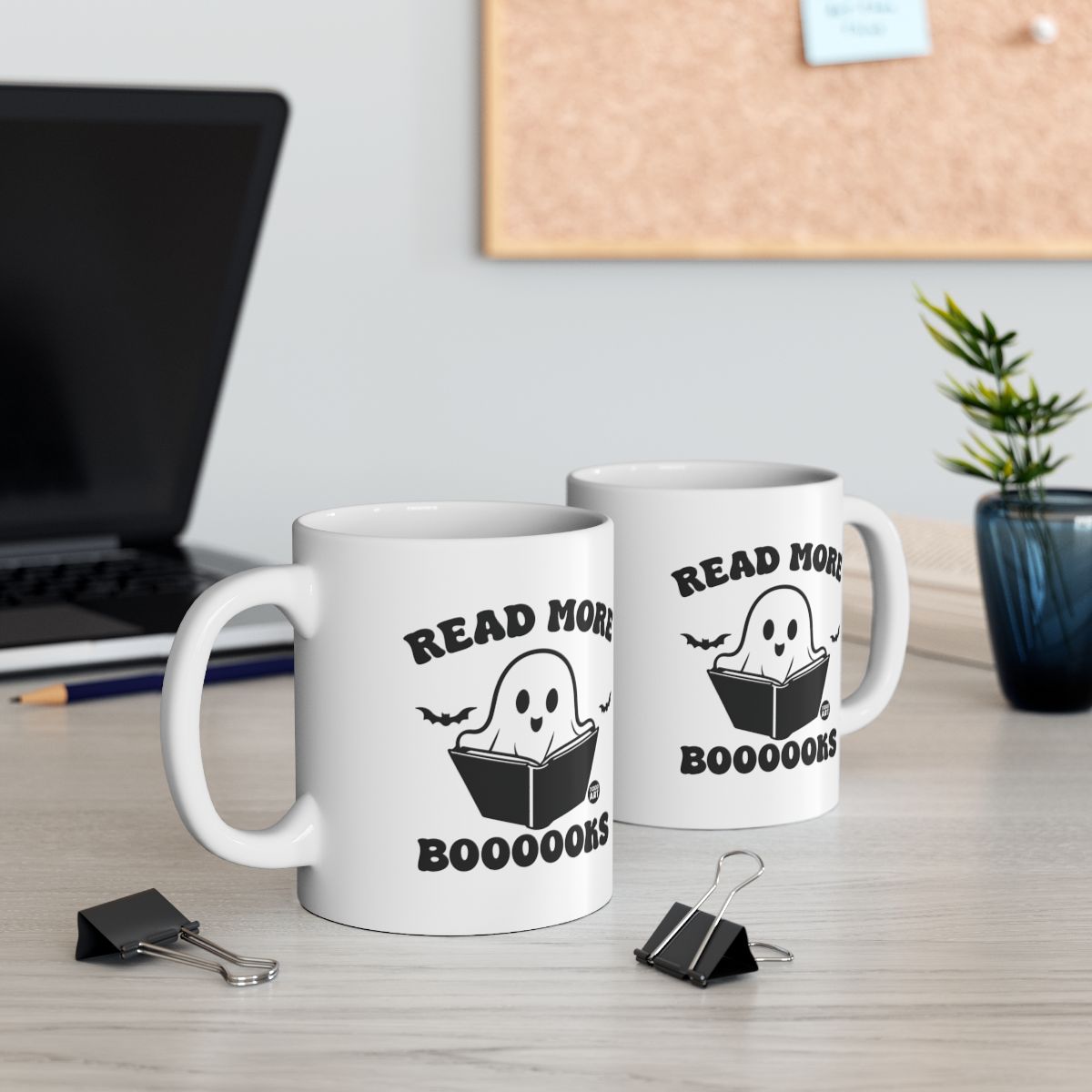 Read More Boooooks Ghost Mug for Book Lovers