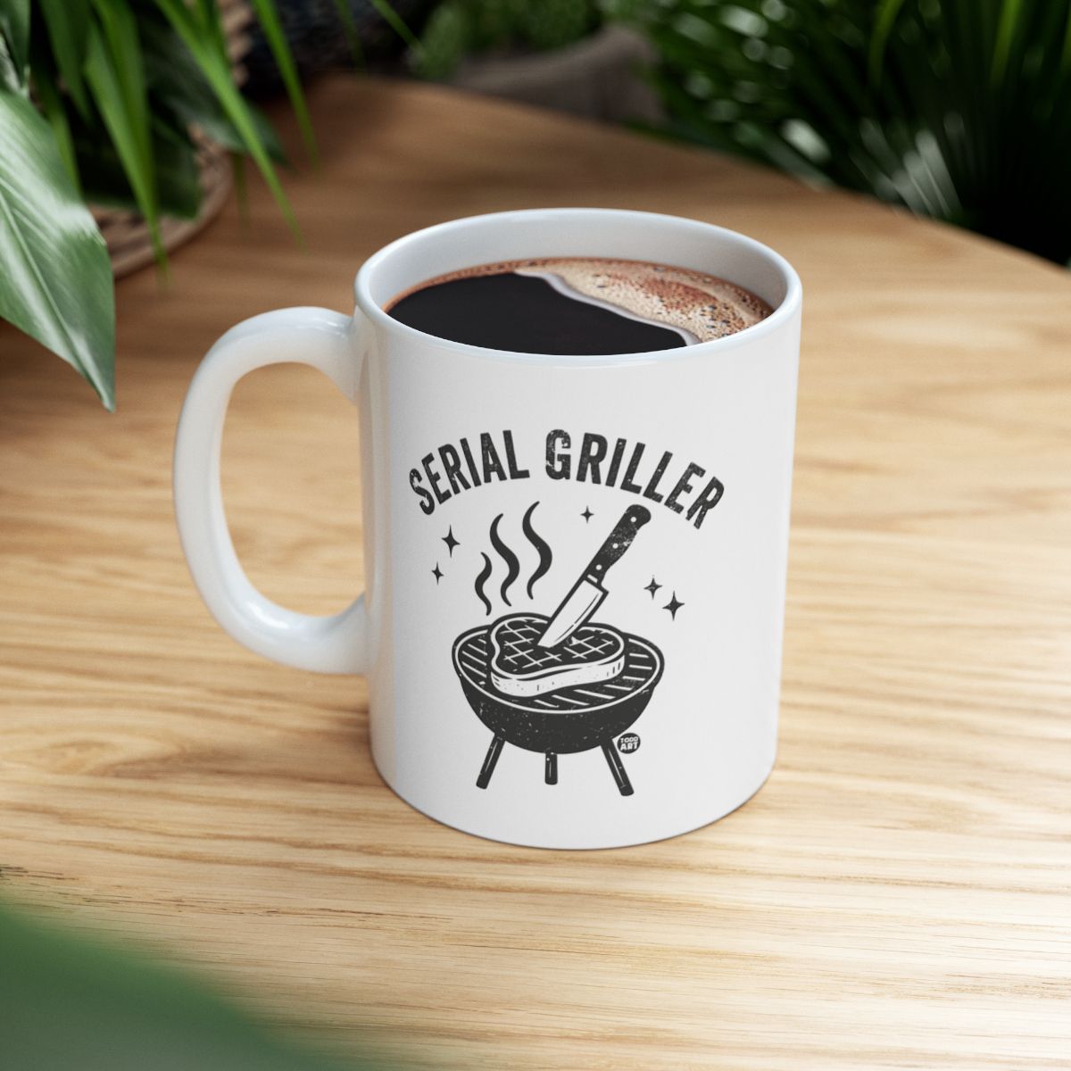 Serial Griller Print Coffee Mug
