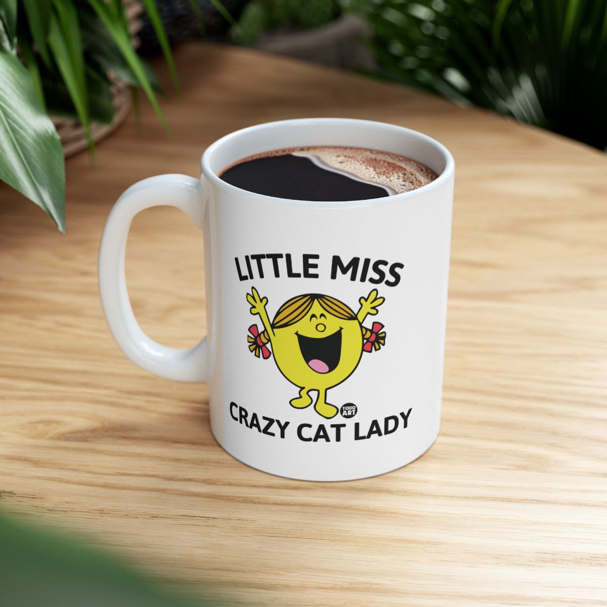 Little Miss Crazy Cat Lady Fun Coffee Mug Product