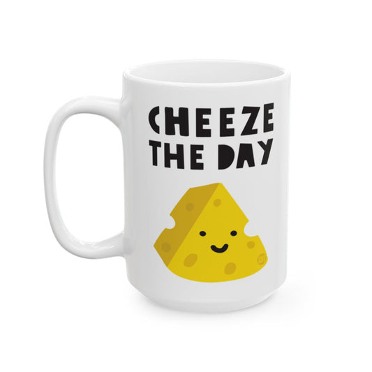 Cheeze the Day Cute Cheese-Themed Mug for Daily Use
