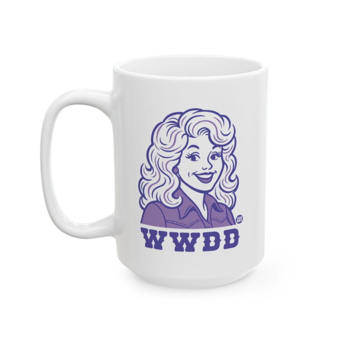 Fun Cartoon Character WWDD Mug for Enjoyable Sips