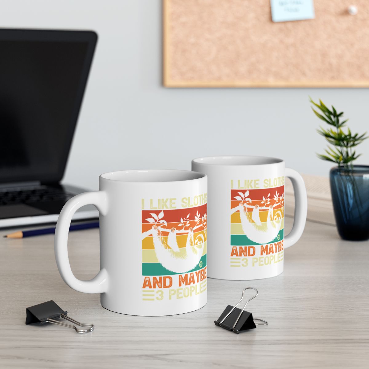 I Like Sloths And Maybe 3 People Funny Mug
