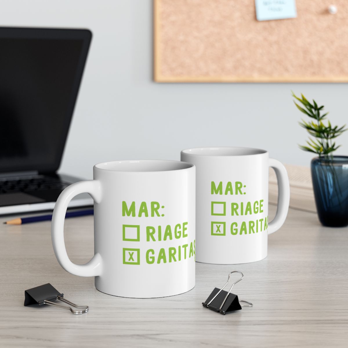 Mar Garitas & Ria Coffee Mug Perfect for Office Desk