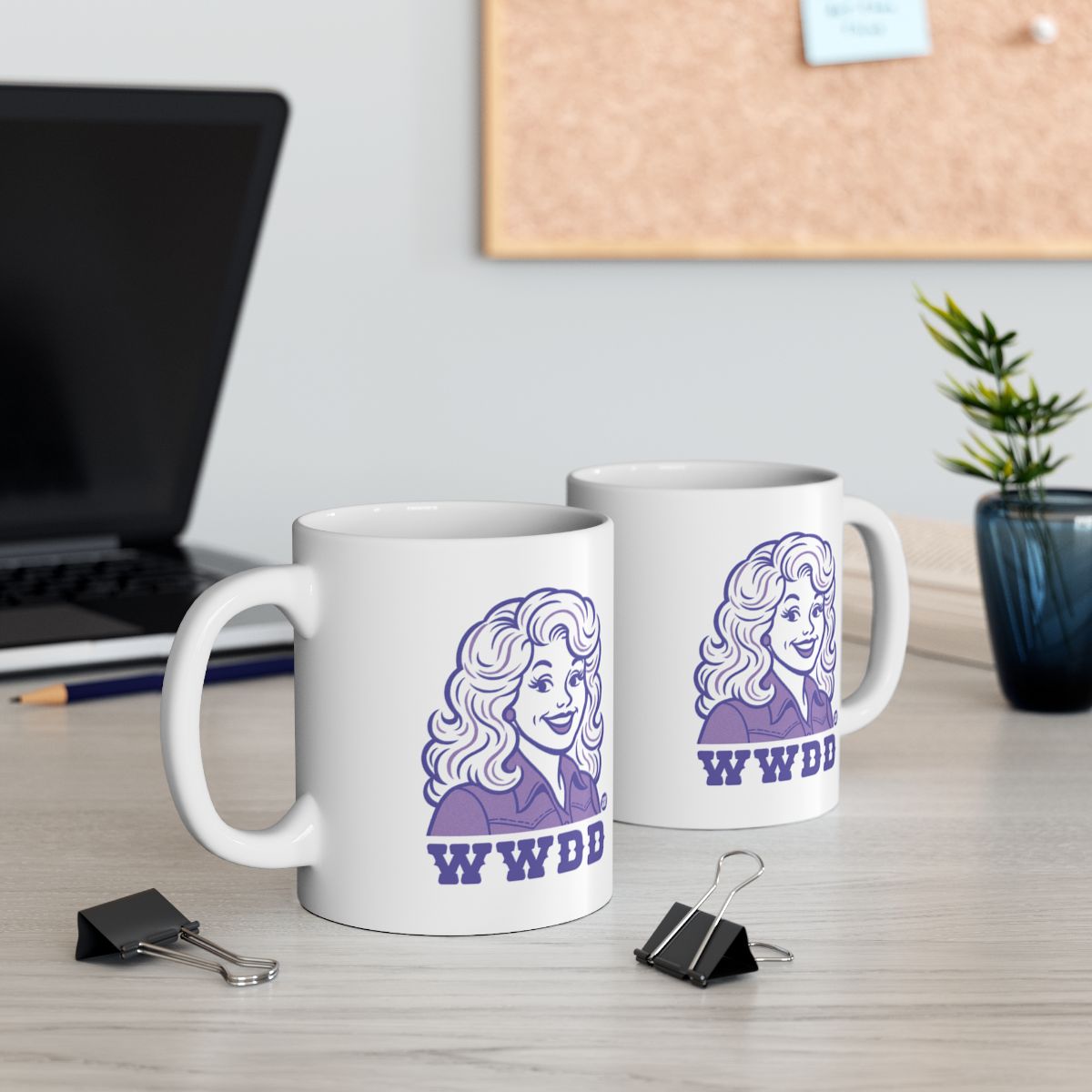 WWDD Mug with Graphic Design Perfect for Office Use
