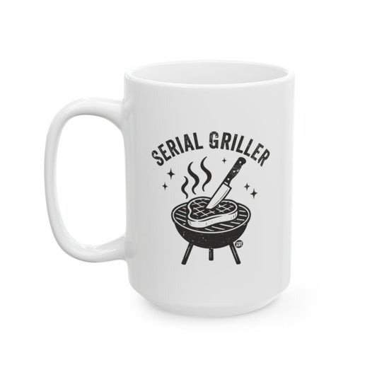 Serial Griller BBQ Themed Mug for Barbecue Lovers
