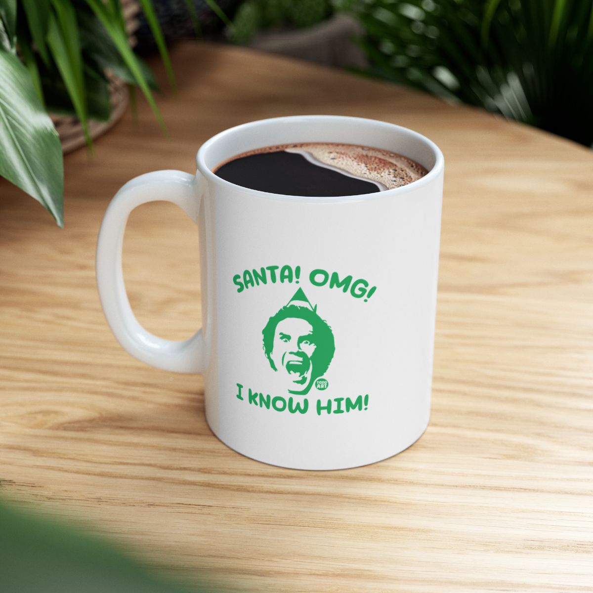 Santa OMG I Know Him Fun Holiday Mug