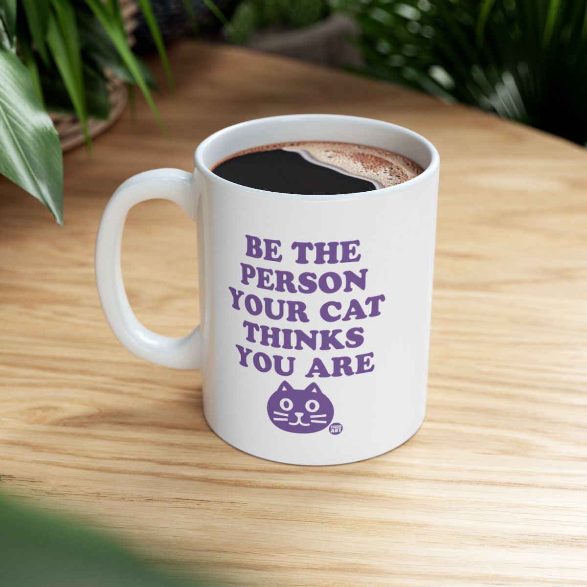Be the person your cat thinks you are mug