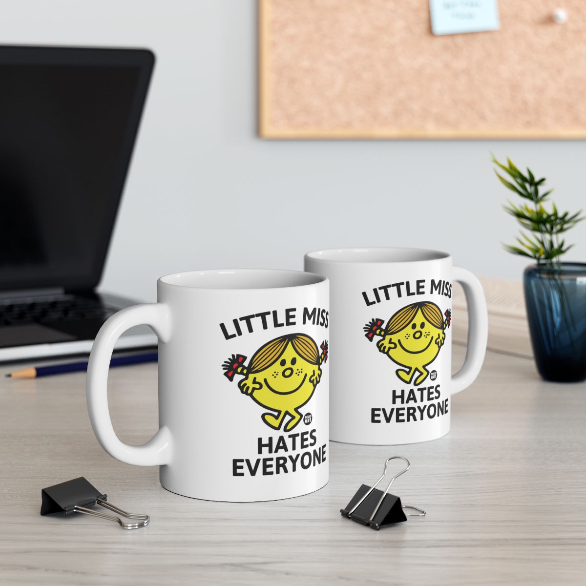 Little Miss Hates Everyone Novelty Mug Funny Gift Item
