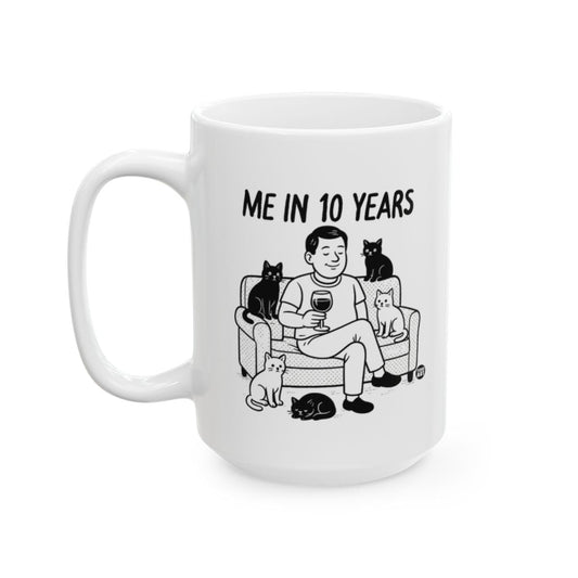 Me In 10 Years Funny Cat Lover Mug Product
