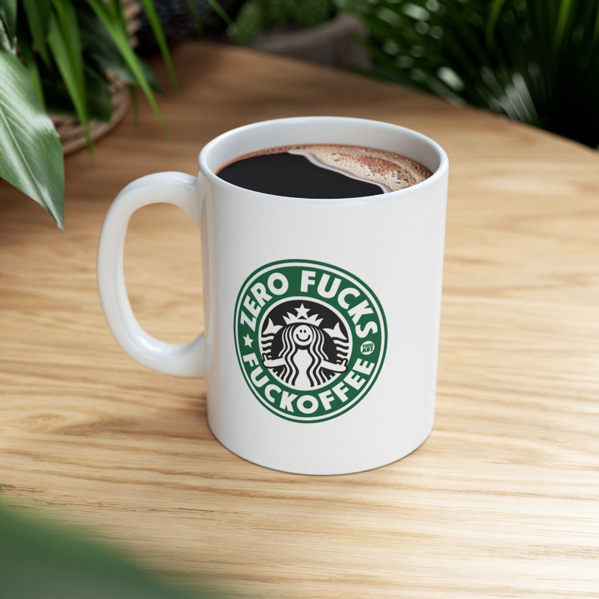 Zero Fucks Funny Coffee Mug for Office Professionals