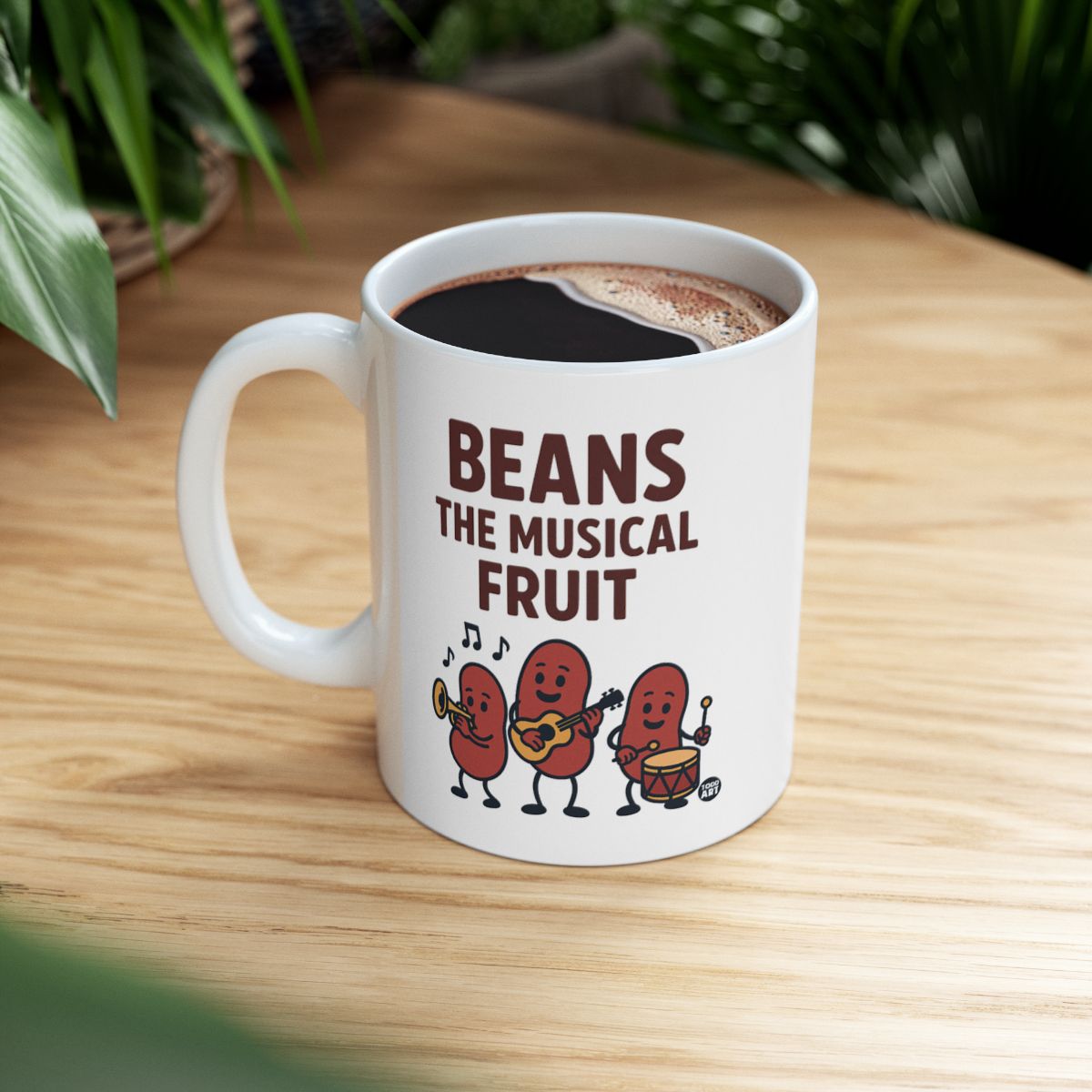Beans The Musical Fruit Funny Coffee Mug