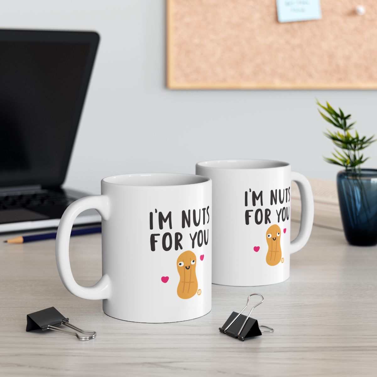 I'm Nuts for You Cute Peanut Love Design Coffee Mug