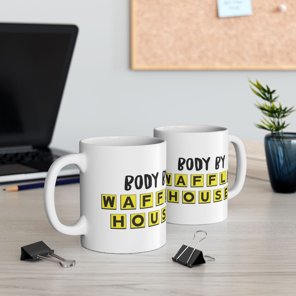 Body By Waffle House Printed Coffee Mug product