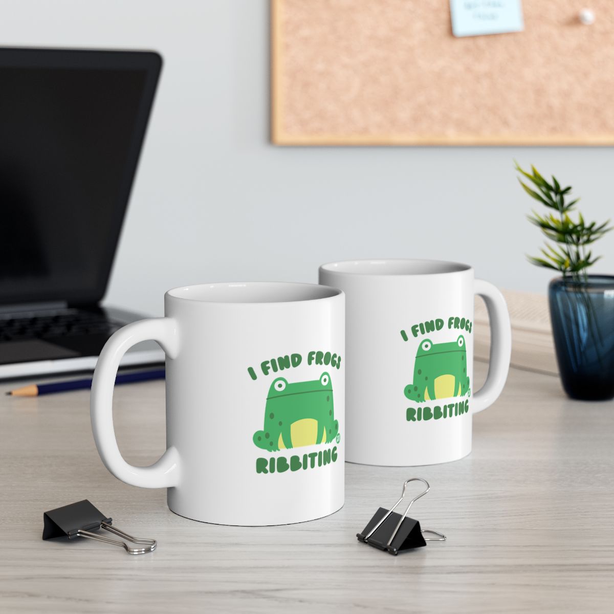 I Find Frogs Ribbiting Cute Funny 11oz or 15oz Mug