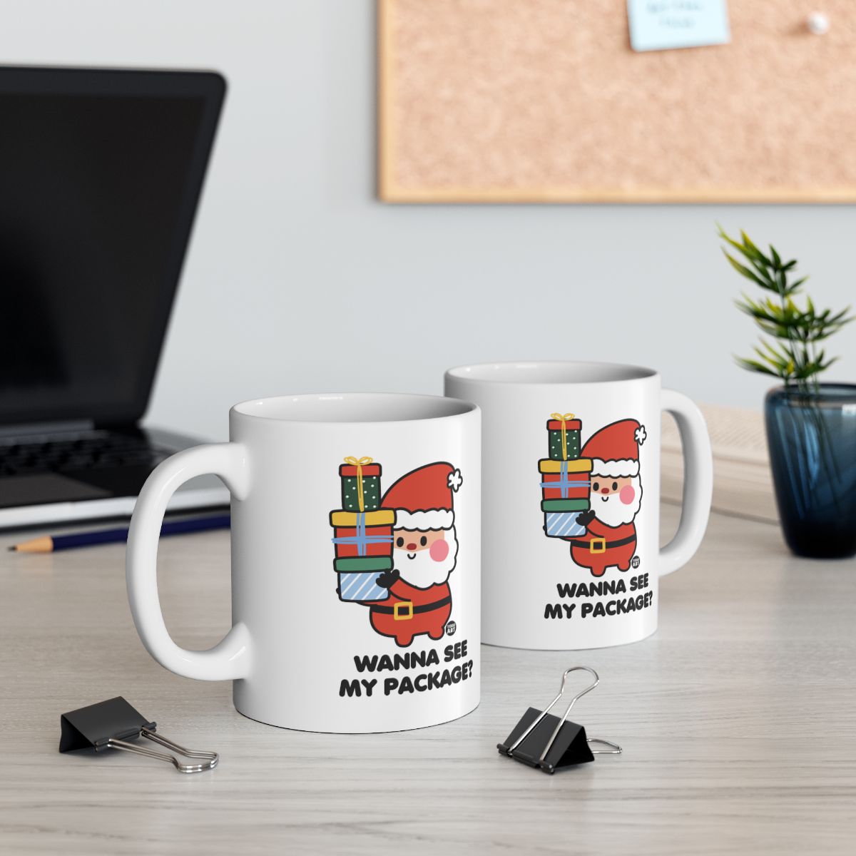 Christmas Humor Mug with Santa Design Funny Gift