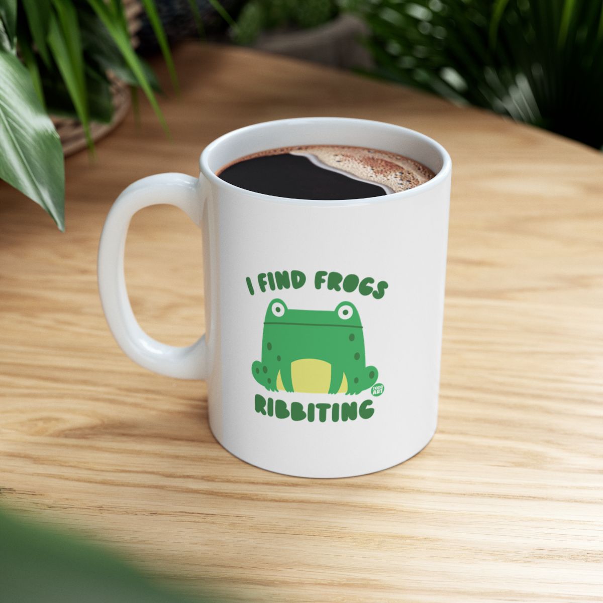 I Find Frogs Ribbiting Funny Quote Mug