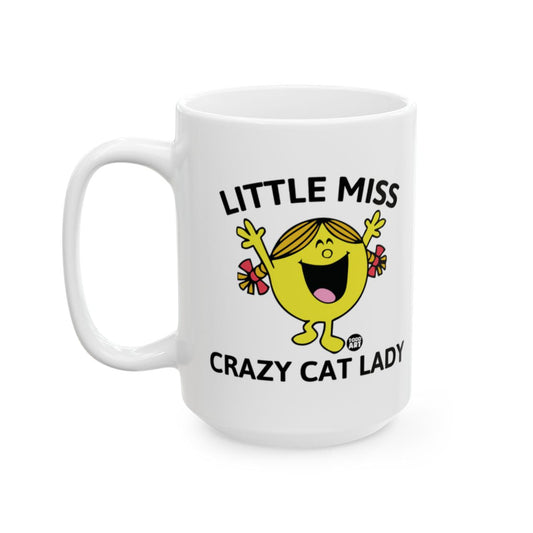 Little Miss Crazy Cat Lady Fun Coffee Mug Gift